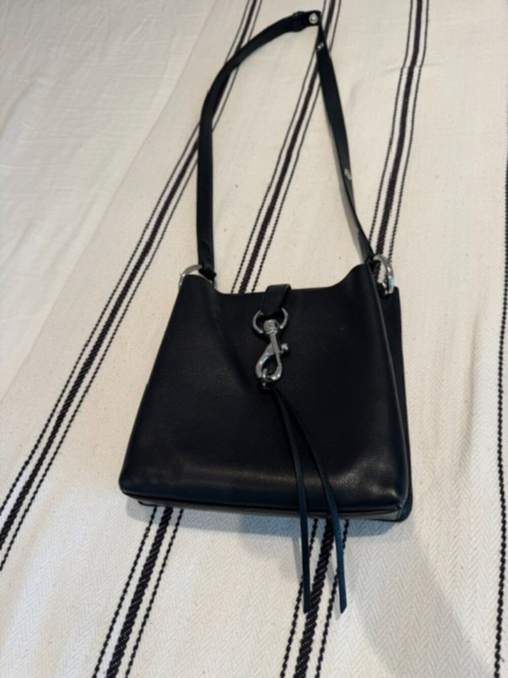 Rebecca Minkoff Black Leather Shoulder / Crossbody Bag – NWOT